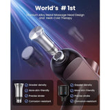 NEW - X6 Pro Max Massage Gun with Heat-Cold and Metal Head Therapy, FSA/HSA Eligible, Percussion Deep Tissue Massager Gun