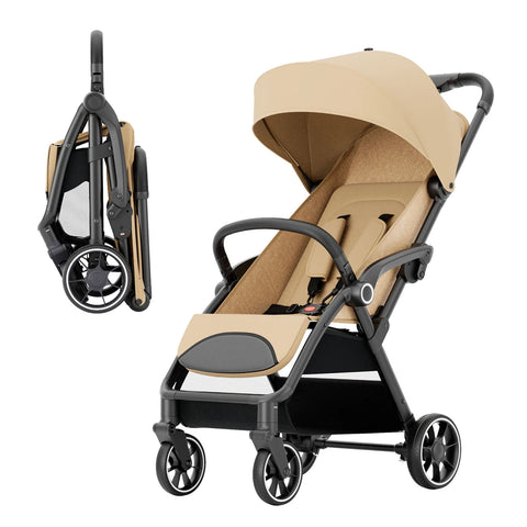 Standard Stroller Seat, Foldable Portable Newborn Stroller ,Luxury Baby Carriage Suit Baby,Toddlers,360°Swivel Seat