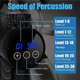 Deep Muscle Massage Gun Electric Percussion Pistol Massager for Body Neck Back Leg Fitness Tool 30 Levels Deep Muscle Massage Gu