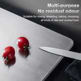 Thickened Stainless Steel Cutting Board Antibacterial and Mildew-Proof Household Cutting Board Kitchen Kneading Dough Board