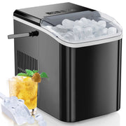 JOINSUN Countertop Portable Ice Maker, 9 Cubes in 6 Min, Self-Cleaning with Handle, Ice Scoop