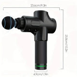Deep Muscle Massage Gun Electric Percussion Pistol Massager for Body Neck Back Leg Fitness Tool 30 Levels Deep Muscle Massage Gu