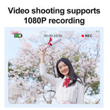 4K HD 1080P Digital Camera 96MP Autofocus Vlogging Camera 2.4 Inch IPS Screen Portable Vlogging Camera for Kids Adults Beginners