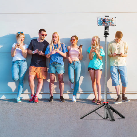 C13 C13D Long Handle Detachable Wireless Bluetooth Stable Tripod Selfie Stick Holder Monopod Stand for Cell Phone