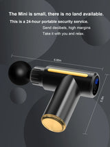 Massage Gun Deep Tissue for Pain Relief,Fascia Massage Gun with 4 Massage Heads & 6 Speeds,For Gift Dad and Mom