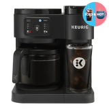 Keurig K-Duo Essentials, Hot & Iced Single-Serve K-Cup Pod Coffee Maker & Carafe, Black