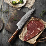 8 Inch High Quality Vg10 67 Layers Damascus Chef Knife Pakka Wood Handle Damascus Chef Knife