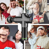Deep Muscle Massage Gun Electric Percussion Pistol Massager for Body Neck Back Leg Fitness Tool 30 Levels Deep Muscle Massage Gu
