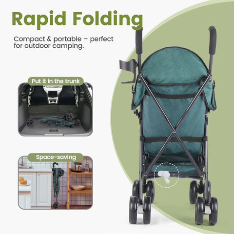 Wedyvko Baby Stroller Travel Stroller Lightweight, Portable Design Folding Children'S Baby Stroller