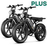 TST® Combo Sale R002 20" Full Suspension Moped-Style Ebike
