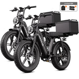 TST® Combo Sale R7 1500W Full Suspension Electric Cargo Bike