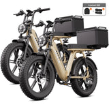 TST® Combo Sale R7 1500W Full Suspension Electric Cargo Bike