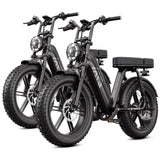 TST® Combo Sale R7 1500W Full Suspension Electric Cargo Bike
