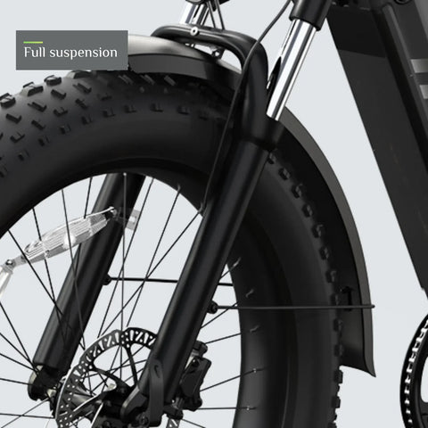 TST® Defender 26" Fat Tire Ebike For Adult