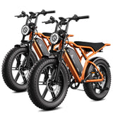 TST® Combo Sale R002 20" Full Suspension Moped-Style Ebike