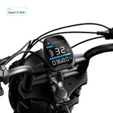 TST® R002 20'' 1500W Full Suspension Moped-style Electric Bike