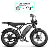 TST® R002 20'' 1500W Full Suspension Moped-style Electric Bike
