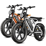 TST® Combo Sale R002 20" Full Suspension Moped-Style Ebike