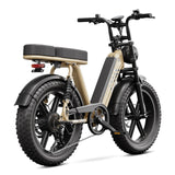 TST® R7 Moped Style 1500W Full Suspension Electric Cargo Bike | 2026 New Model