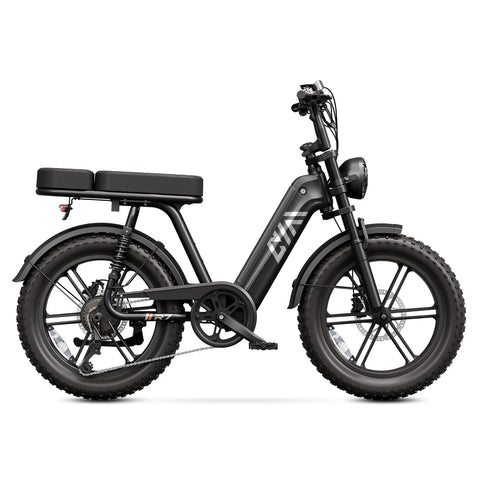 TST® R7 Moped Style 1500W Full Suspension Electric Cargo Bike | 2026 New Model