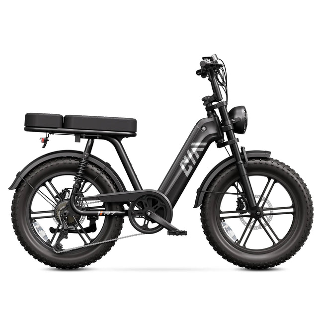 TST® R7 Moped Style 1500W Full Suspension Electric Cargo Bike | 2026 New Model
