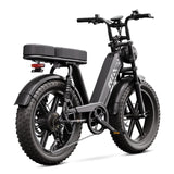 TST® R7 Moped Style 1500W Full Suspension Electric Cargo Bike | 2026 New Model