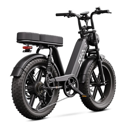 TST® R7 Moped Style 1500W Full Suspension Electric Cargo Bike | 2026 New Model