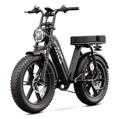 TST® R7 Moped Style 1500W Full Suspension Electric Cargo Bike | 2026 New Model