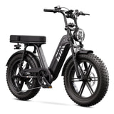 TST® R7 Moped Style 1500W Full Suspension Electric Cargo Bike | 2026 New Model