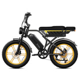 TST® R9 Dual-Battery 1500W Long-Range Full-Suspension Moped Style Electric Bike (2026 Model)