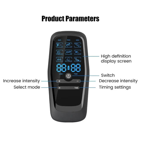 EMS Muscle Stimulator Pulse Acupuncture Relax Digital Therapy EMS Stimulator Pain Relief Body Massager Home Use