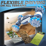 Gesture Sensing RC Stunt Car Toys Hand Controlled 2.4Ghz Remote Control Twist Cars 4WD Transform All-Terrain off Road Vehicle