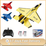 FX620 RC Airplane 2.4G Remote Control Glider SU35 EPP Foam Plane Radio Control Aircraft with LED Light Toys for Children