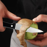 Full 15Pcs Chef Knife Set Stainless Steel Kitchen Knives Sets with Scissors,Sharpening Rod,Solid Wood Knife Seat Cooking Tool